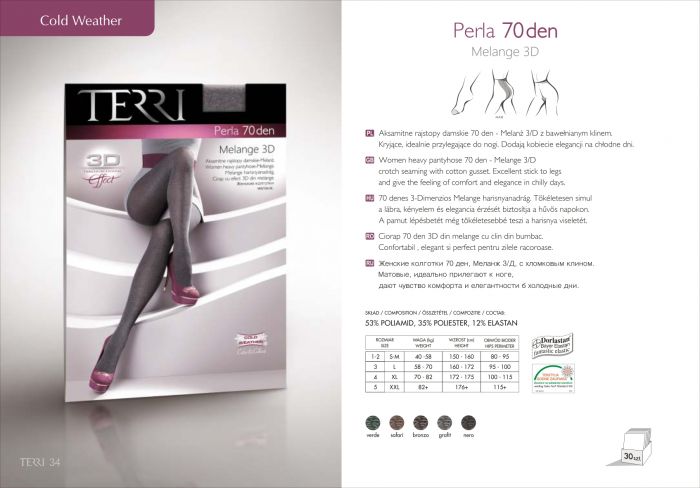 Terri Coldweather Perla70 Den   Catalog | Pantyhose Library